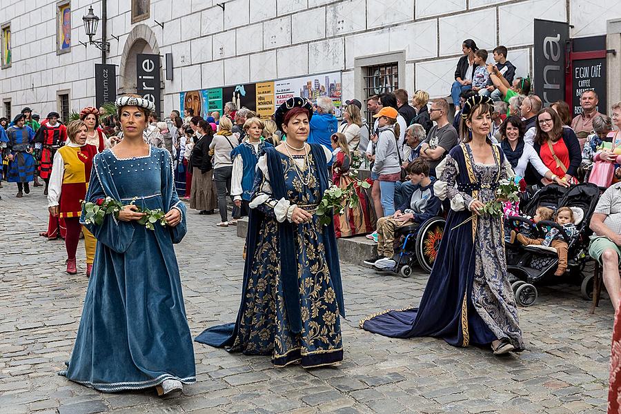 Slavnosti pětilisté růže ®, Český Krumlov, sobota 17. 6. 2017