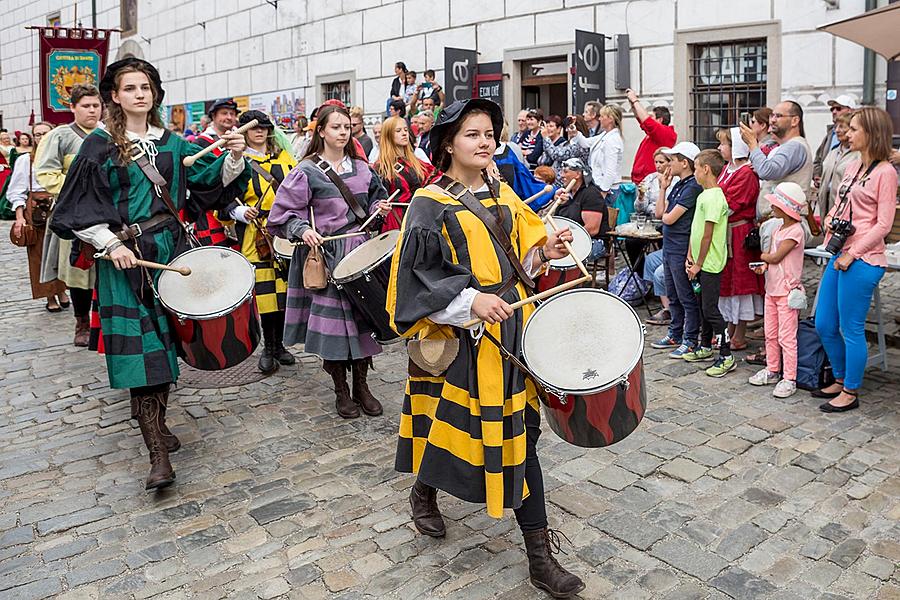 Fest der fünfblättrigen Rose ®, Český Krumlov, Samstag 17. 6. 2017