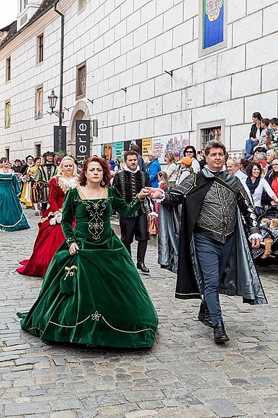 Slavnosti pětilisté růže ®, Český Krumlov, sobota 17. 6. 2017