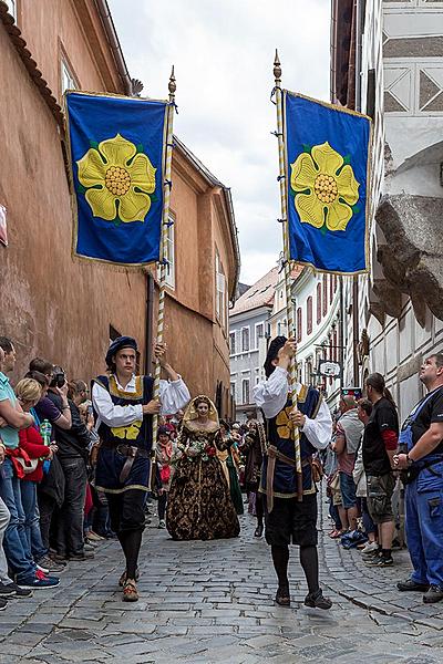 Fest der fünfblättrigen Rose ®, Český Krumlov, Samstag 17. 6. 2017