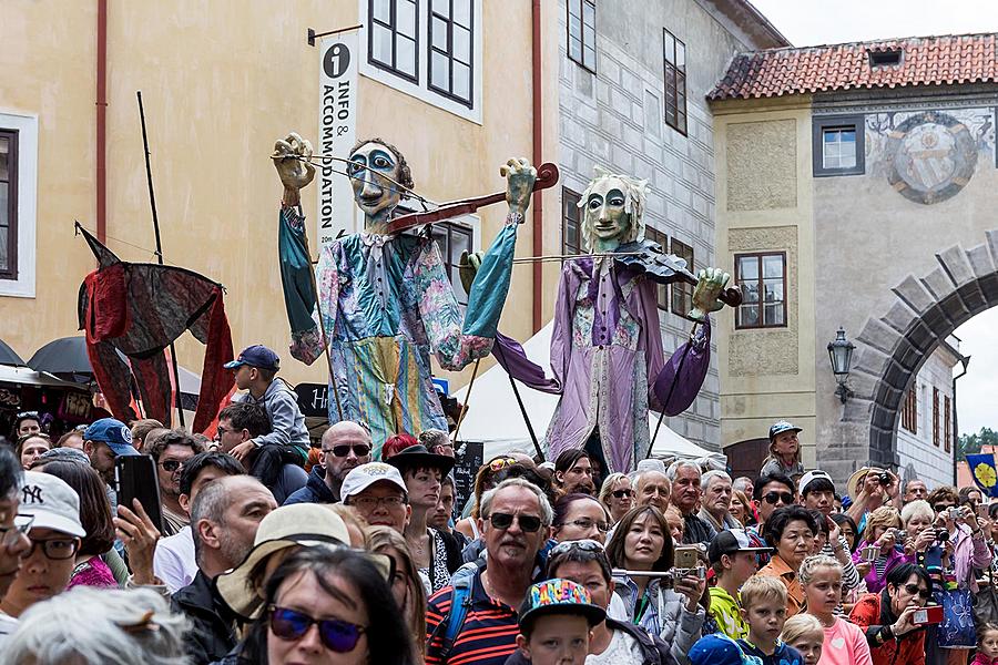 Slavnosti pětilisté růže ®, Český Krumlov, sobota 17. 6. 2017