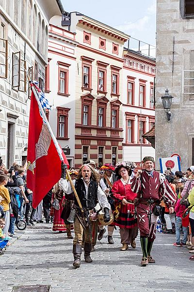 Slavnosti pětilisté růže ®, Český Krumlov, sobota 17. 6. 2017