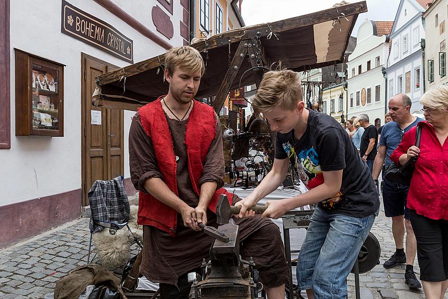 Slavnosti pětilisté růže ®, Český Krumlov, neděle 18. 6. 2017