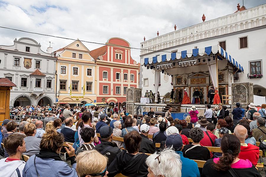 Fest der fünfblättrigen Rose ®, Český Krumlov, Sonntag 18. 6. 2017