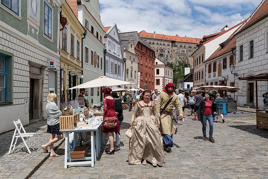 Fest der fünfblättrigen Rose ®, Český Krumlov, Sonntag 18. 6. 2017