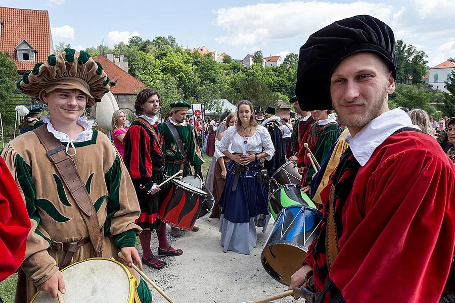 Slavnosti pětilisté růže ®, Český Krumlov, neděle 18. 6. 2017