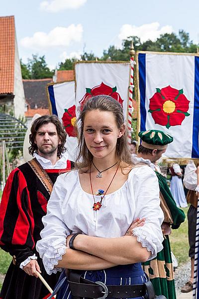 Fest der fünfblättrigen Rose ®, Český Krumlov, Sonntag 18. 6. 2017