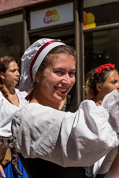 Fest der fünfblättrigen Rose ®, Český Krumlov, Sonntag 18. 6. 2017