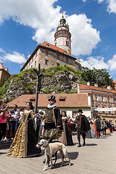 Five-Petalled Rose Celebrations ®, Český Krumlov, Sunday 18th June 2017