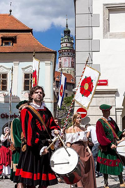 Five-Petalled Rose Celebrations ®, Český Krumlov, Sunday 18th June 2017