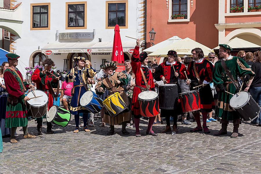 Fest der fünfblättrigen Rose ®, Český Krumlov, Sonntag 18. 6. 2017