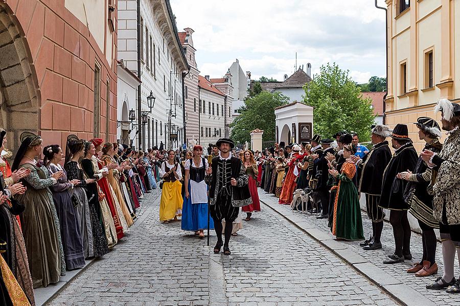 Fest der fünfblättrigen Rose ®, Český Krumlov, Sonntag 18. 6. 2017