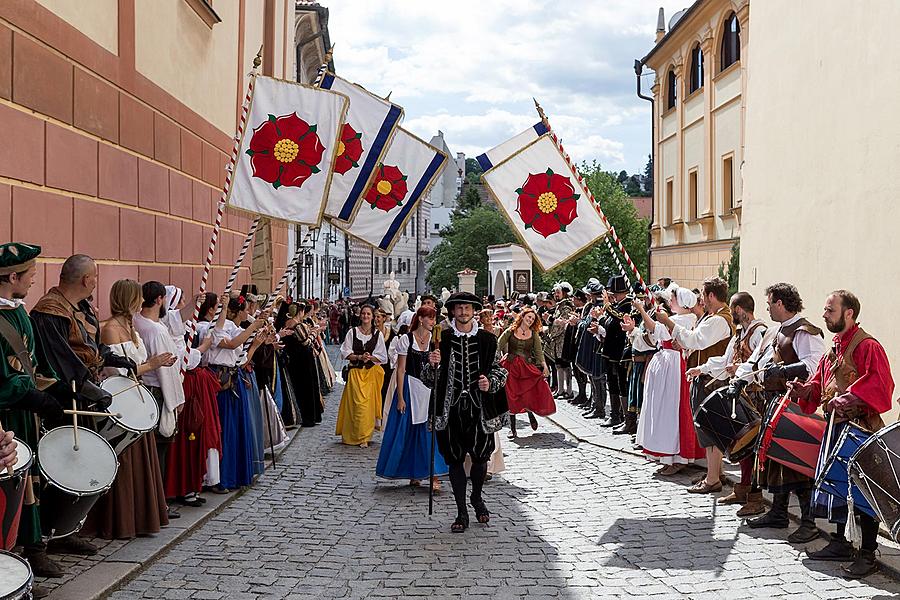 Slavnosti pětilisté růže ®, Český Krumlov, neděle 18. 6. 2017