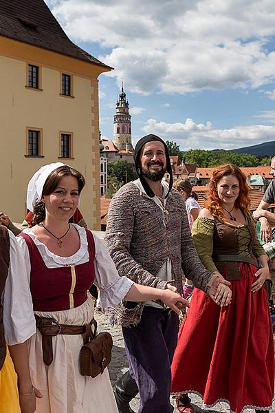 Fest der fünfblättrigen Rose ®, Český Krumlov, Sonntag 18. 6. 2017