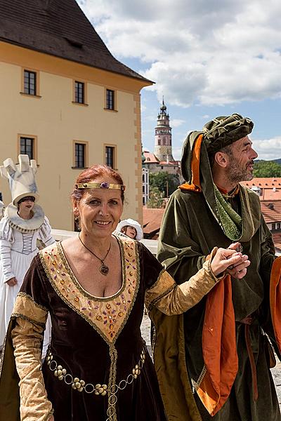 Slavnosti pětilisté růže ®, Český Krumlov, neděle 18. 6. 2017