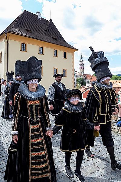 Slavnosti pětilisté růže ®, Český Krumlov, neděle 18. 6. 2017