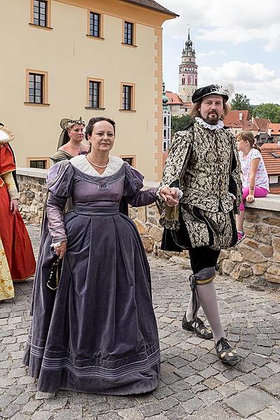 Fest der fünfblättrigen Rose ®, Český Krumlov, Sonntag 18. 6. 2017