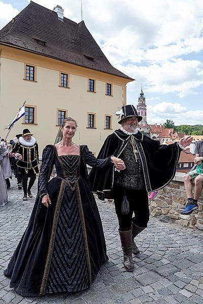 Fest der fünfblättrigen Rose ®, Český Krumlov, Sonntag 18. 6. 2017