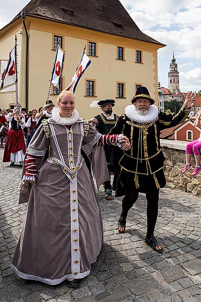 Five-Petalled Rose Celebrations ®, Český Krumlov, Sunday 18th June 2017