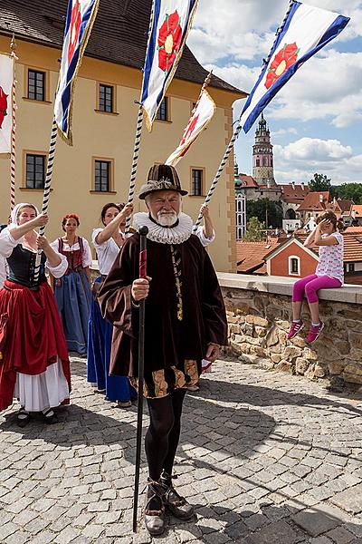 Fest der fünfblättrigen Rose ®, Český Krumlov, Sonntag 18. 6. 2017