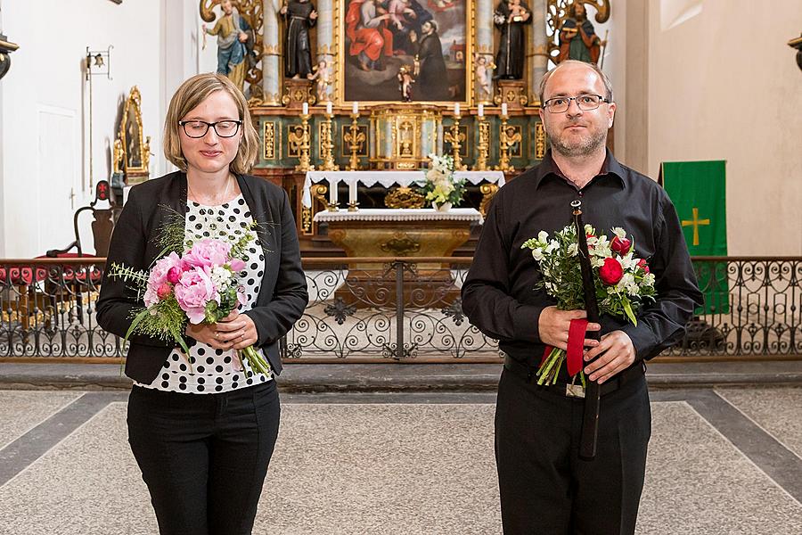 Organ concert - Ludmila Dvořáková (organ), Richard Šeda (cornett), 25.6.2017, Chamber Music Festival Český Krumlov