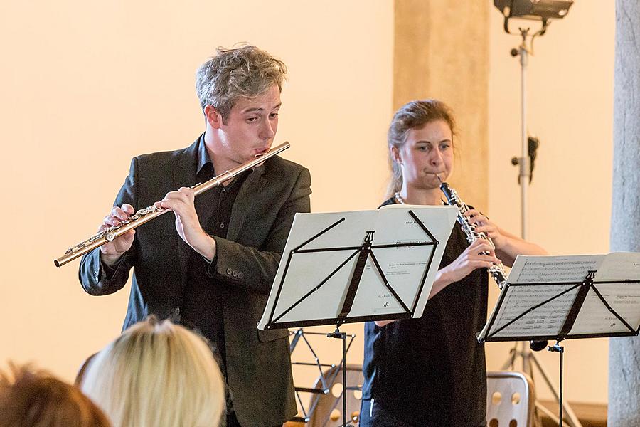 Akademie für Kammermusik - Tomáš Jamník (cello), Oto Reiprich (flute), 5.7.2017, Kammermusikfestival Český Krumlov