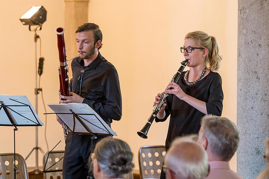 Akademie für Kammermusik - Tomáš Jamník (cello), Oto Reiprich (flute), 5.7.2017, Kammermusikfestival Český Krumlov