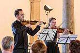 Akademie komorní hudby - Tomáš Jamník (violoncelo), Oto Reiprich (flétna), 5.7.2017, Festival komorní hudby Český Krumlov, foto: Lubor Mrázek