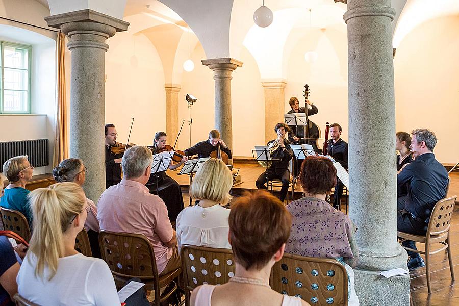 Akademie für Kammermusik - Tomáš Jamník (cello), Oto Reiprich (flute), 5.7.2017, Kammermusikfestival Český Krumlov