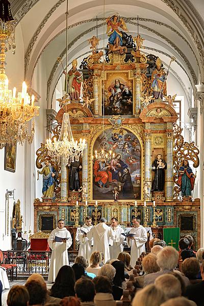 Schola Gregoriana Pragensis, 16.7.2017, 26. Mezinárodní hudební festival Český Krumlov 2017