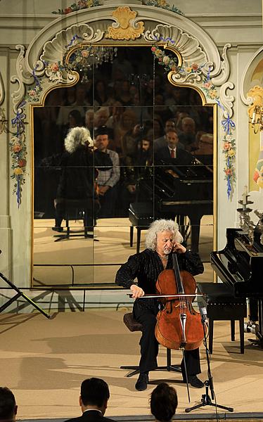 Mischa Maisky /violoncello/ a Shiran Wang /klavír/, 20.7.2017, 26. Mezinárodní hudební festival Český Krumlov 2017