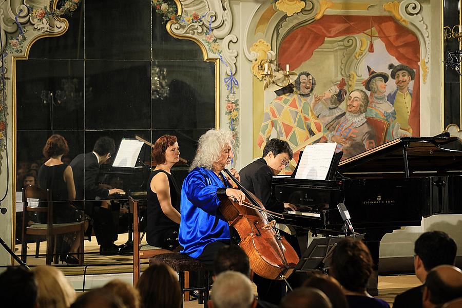 Mischa Maisky /cello/ a Shiran Wang /piano/, 20.7.2017, 26th International Music Festival Český Krumlov 2017