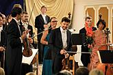 Julian Rachlin /housle, dirigent/ a Sarah McElravy /viola/, Jihočeská filharmonie, 28.7.2017, 26. Mezinárodní hudební festival Český Krumlov 2017, zdroj: Auviex s.r.o., foto: Libor Sváček