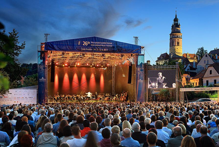 „Bravo Broadway“ /muzikálový večer/, Severočeská filharmonie Teplice, Randall Craig Fleischer /dirigent/, 29.7.2017, 26. Mezinárodní hudební festival Český Krumlov 2017