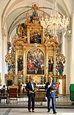 Marek Zvolánek /trumpet/ and Pavel Svoboda /organ/, 30.7.2017, 26th International Music Festival Český Krumlov 2017, source: Auviex s.r.o., photo by: Libor Sváček