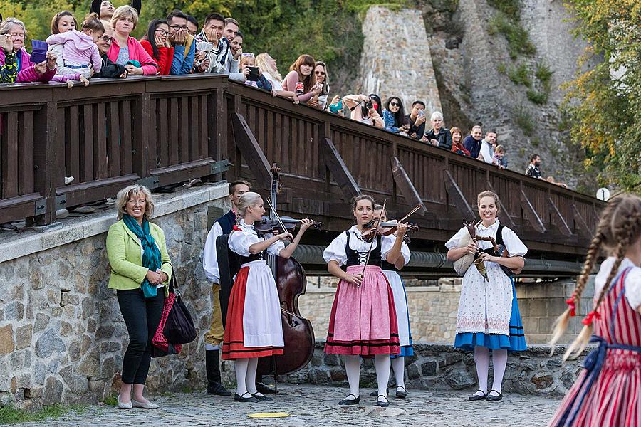 St.-Wenzels-Fest und Internationales Folklorefestival 2017 in Český Krumlov, Freitag 29. September 2017