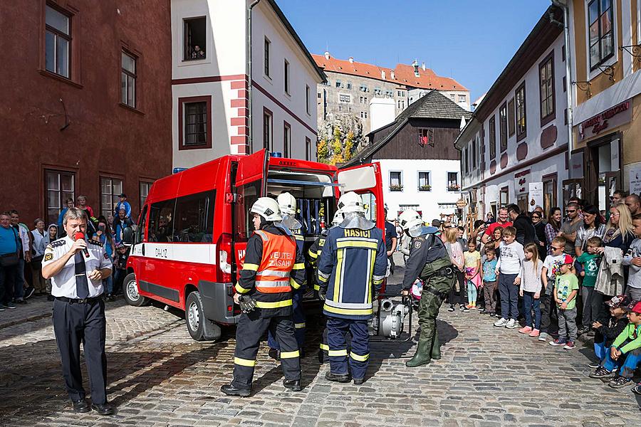 St.-Wenzels-Fest und Internationales Folklorefestival 2017 in Český Krumlov, Samstag 30. September 2017