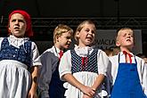 Svatováclavské slavnosti a Mezinárodní folklórní festival 2017 v Českém Krumlově, sobota 30. září 2017, foto: Lubor Mrázek