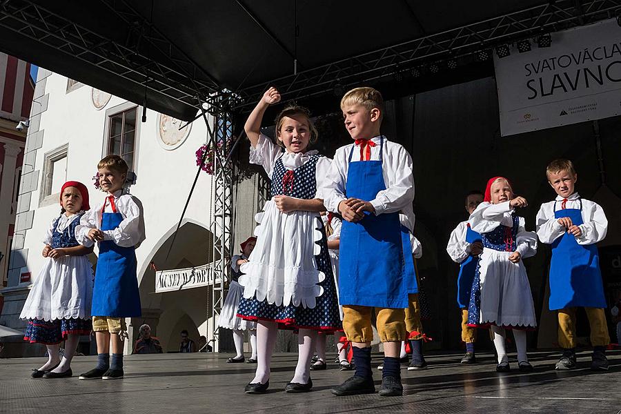 Svatováclavské slavnosti a Mezinárodní folklórní festival 2017 v Českém Krumlově, sobota 30. září 2017