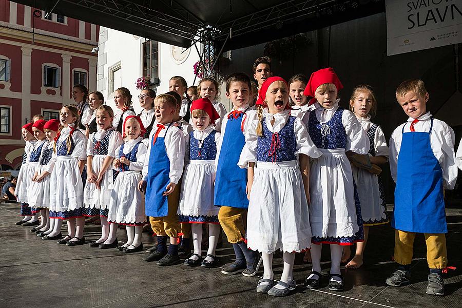 St.-Wenzels-Fest und Internationales Folklorefestival 2017 in Český Krumlov, Samstag 30. September 2017