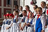 Svatováclavské slavnosti a Mezinárodní folklórní festival 2017 v Českém Krumlově, sobota 30. září 2017, foto: Lubor Mrázek