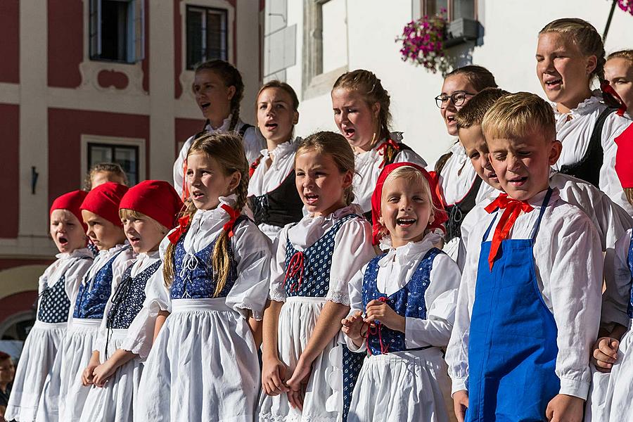 St.-Wenzels-Fest und Internationales Folklorefestival 2017 in Český Krumlov, Samstag 30. September 2017