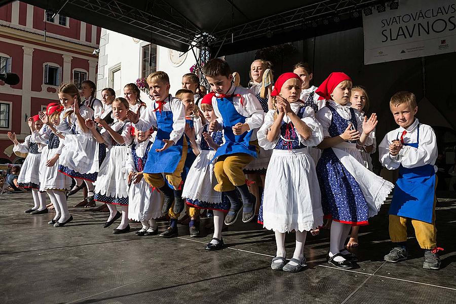 St.-Wenzels-Fest und Internationales Folklorefestival 2017 in Český Krumlov, Samstag 30. September 2017