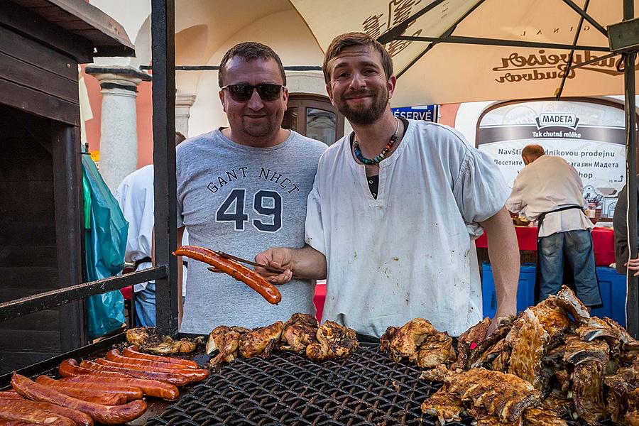 St.-Wenzels-Fest und Internationales Folklorefestival 2017 in Český Krumlov, Samstag 30. September 2017