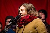 1. Adventssontag - Musikalisch-poetische Eröffnung des Advents Verbunden mit der Beleuchtung des Weihnachtsbaums, Český Krumlov 3.12.2017, Foto: Lubor Mrázek