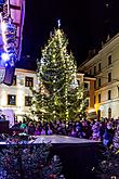 1. adventní neděle - hudebně poetické otevření Adventu spojené s rozsvícením vánočního stromu, Český Krumlov 3.12.2017, foto: Lubor Mrázek