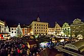 1. adventní neděle - hudebně poetické otevření Adventu spojené s rozsvícením vánočního stromu, Český Krumlov 3.12.2017, foto: Lubor Mrázek