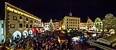 1. adventní neděle - hudebně poetické otevření Adventu spojené s rozsvícením vánočního stromu, Český Krumlov 3.12.2017, foto: Lubor Mrázek