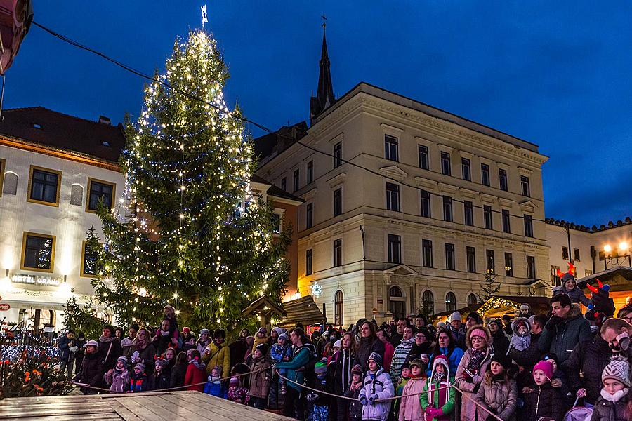 Mikulášská nadílka 5.12.2017, Advent a Vánoce v Českém Krumlově