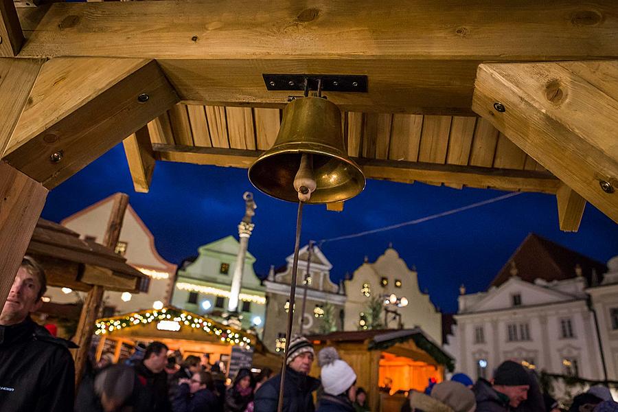 Mikulášská nadílka 5.12.2017, Advent a Vánoce v Českém Krumlově